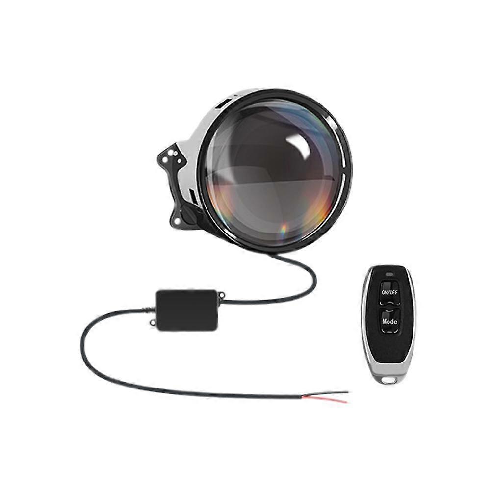 LED Car Dynamic Devil Eyes Lights, 6 Color Modes Remote Control, 12-36V Universal for SUV/Car