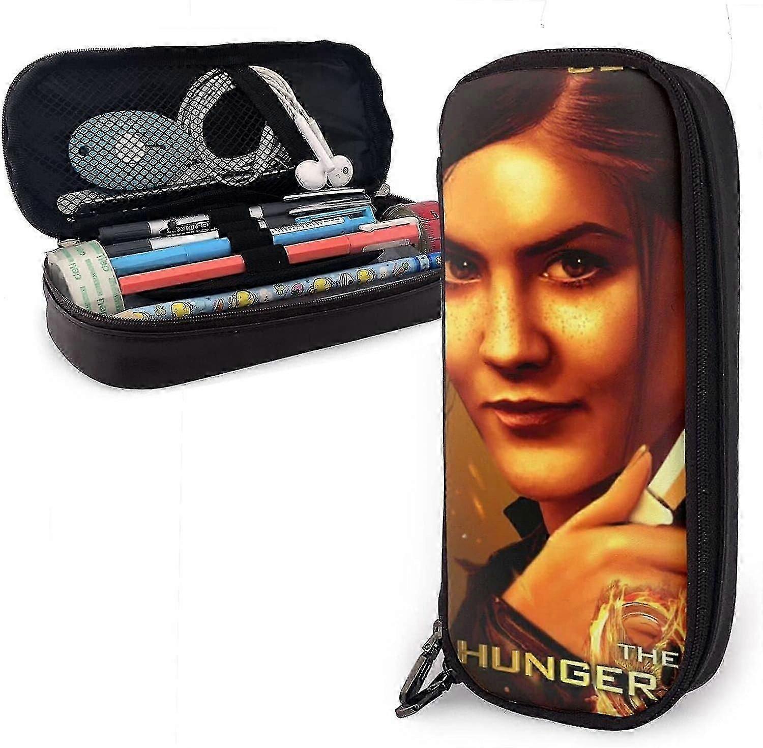 The Hunger Games مقلمة جلدية ، حقيبة قرطاسية ، تخزين مكتبي ، صندوق مستحضرات تجميل ، مجلد محمول bd hl1429