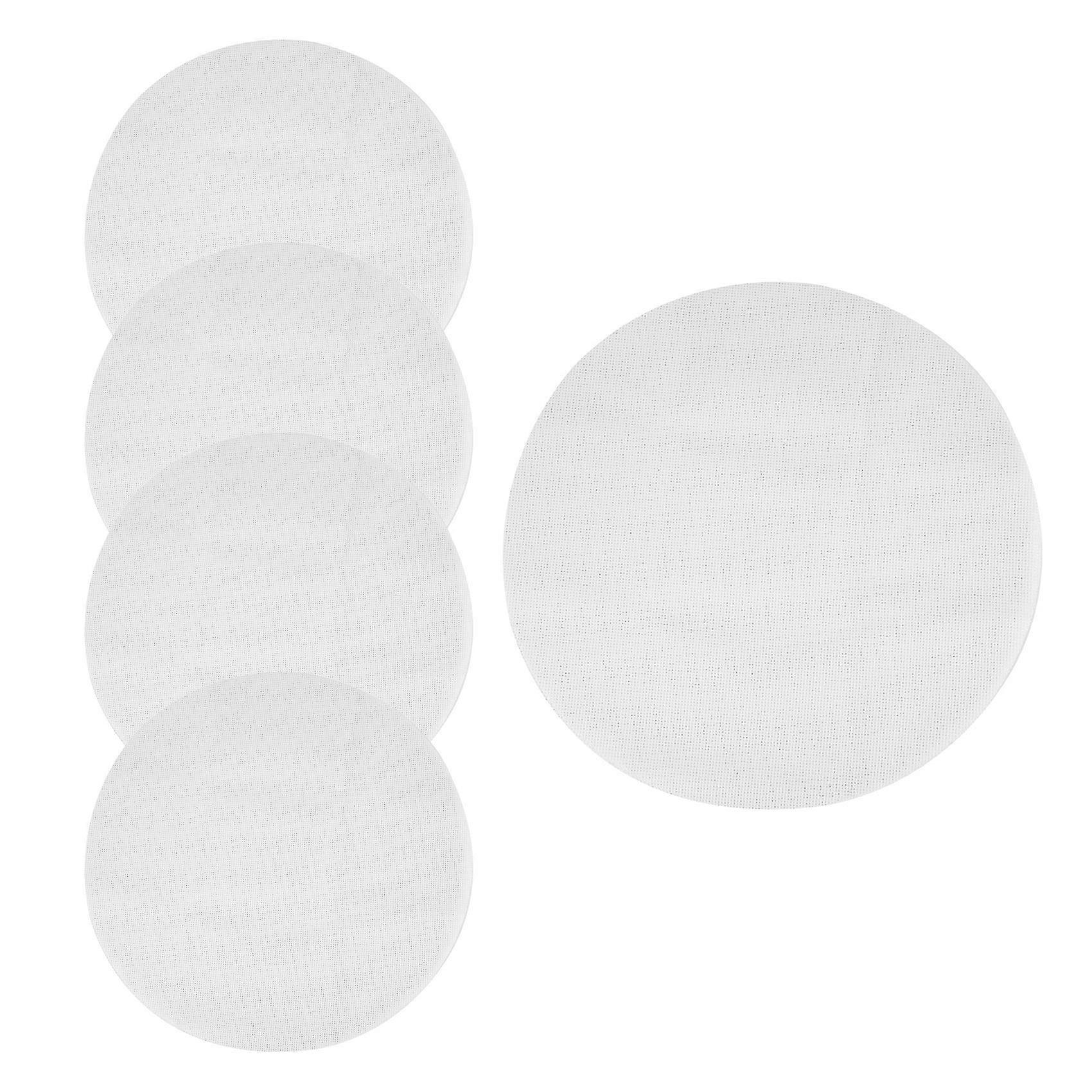 5 Pcs Silicone Steamer Mesh Mats, Reusable Non-Stick Round Steamer Pad, Steamed Buns Baking Mat, 40