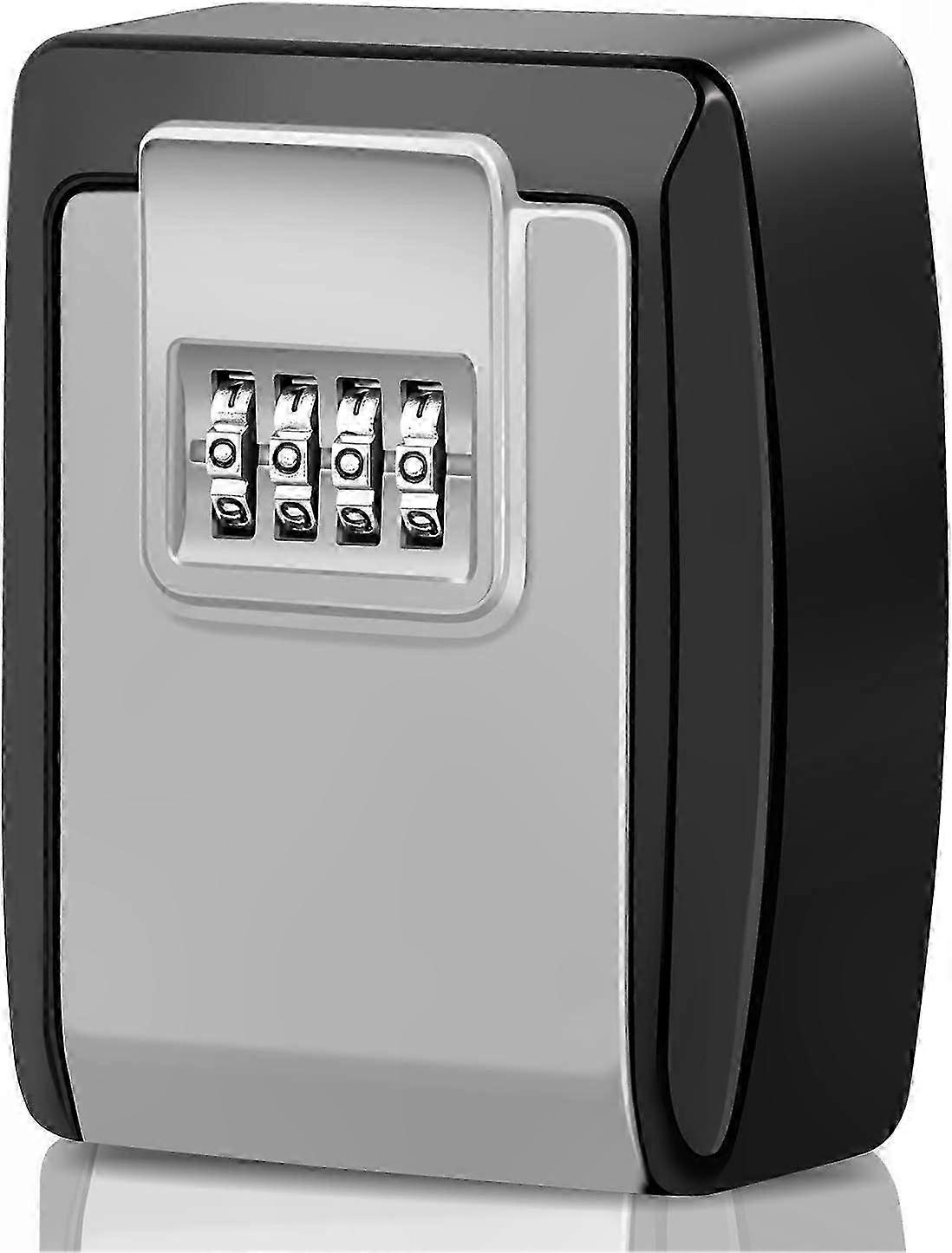 Waterproof Key Storage Box - Wall Mounted Key Safe, Rustproof, Large Capacity for Home, Office, Garage, Apartment (Gray)