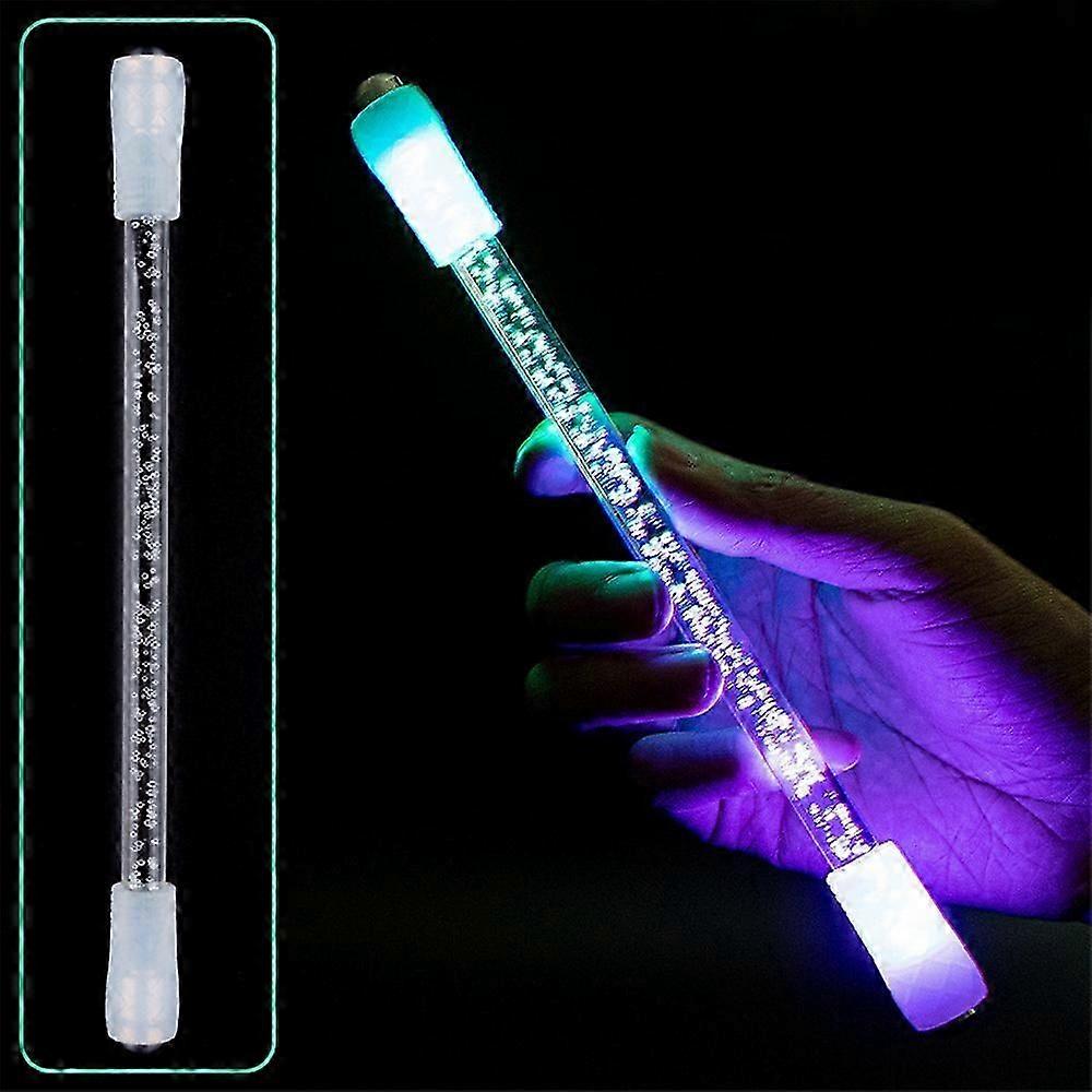 Spinning Pen Led Light Up Spinner Pen Fidget Pens geeignet für Erwachsene zum Dekomprimieren oder Kinder, um Konzentration zu üben Fliegender Spinnstift