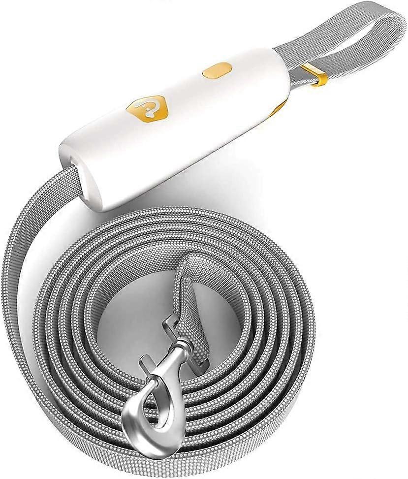 Elastic dog leash for small and medium dogs, with non-slip handle and reflective strip