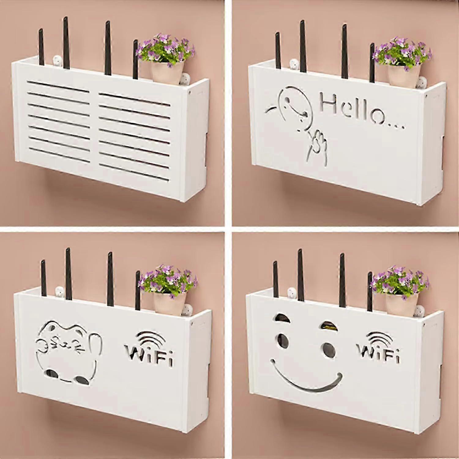 2025 Latest Model Wireless WiFi Router Box Living Room Socket WiFi Decoration