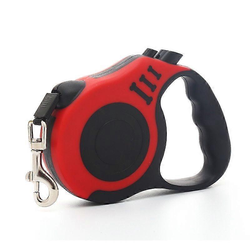 Retractable Dog Leash Automatic Retractable Dog Leash, Pet Dog Leash 10 Feet with Non-Slip Handle for Small and Medium Dogs(red)