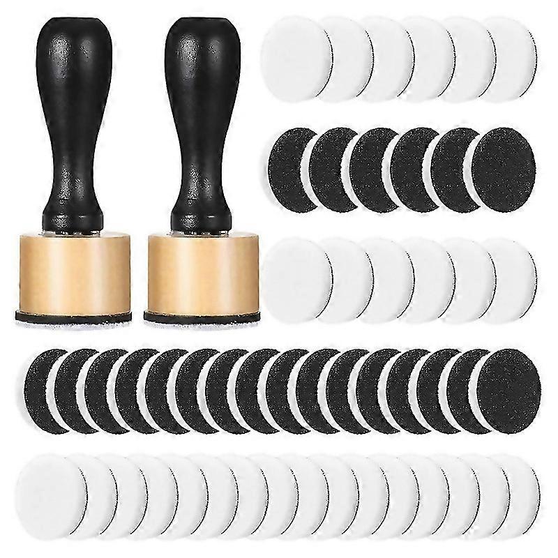 For 62pack Ink Blending Tool 2pcs Mini Applicator Tools And 60pcs Foam Pads Ink Paints