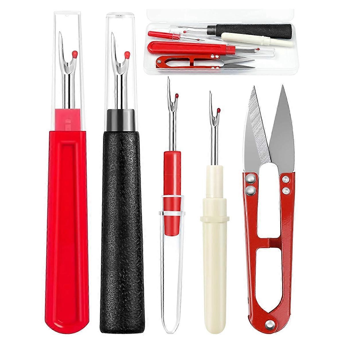 Seam Rippers for Sewing - 2 Big and 2 Small -Remover Tools, Thread Ripper, Embroidery Removal Tool