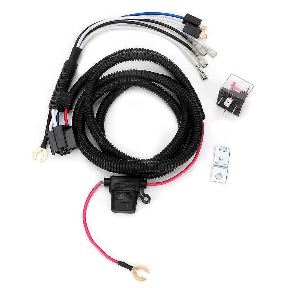 Automobile Truck Universal Dual-tone Electric Speaker Extension Line With Waterproof Relay