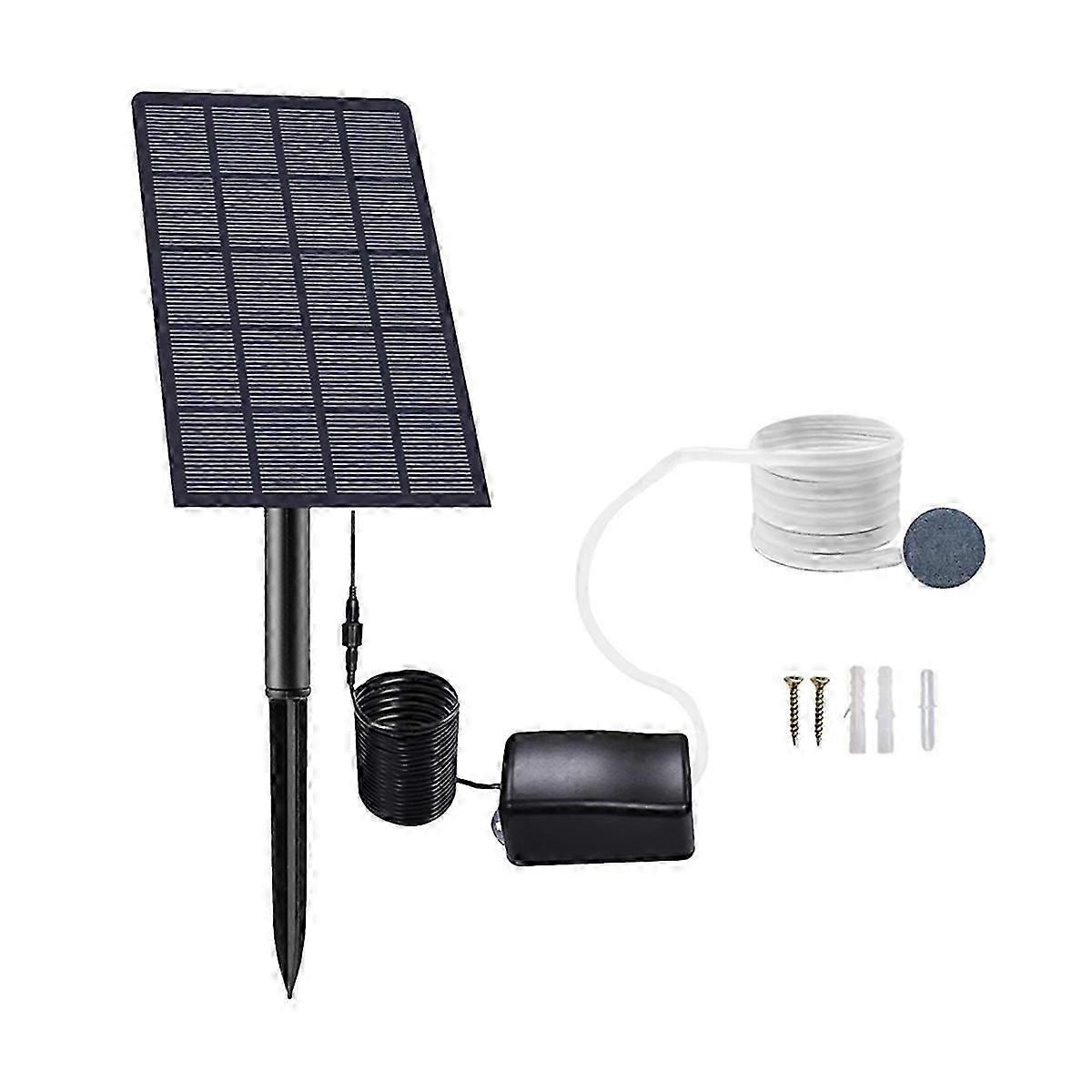 ソーラーポンドエアレーター、水族館酸素エアレーターエアポンプ釣りエアレーターパイプエアストーン付き