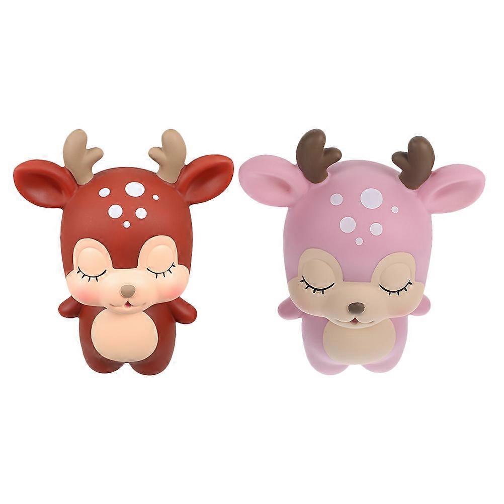 Cute Deer Money Bank for Storage Use 10Pcs Unbreakable Coin Saving Pots