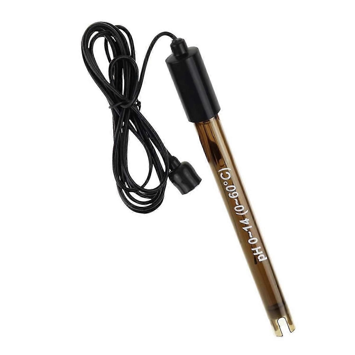 E-314 PH Electrode Sensor Probe, 0-14 PH Highly Accurate Probe with BNC Connector for Continuous Mea