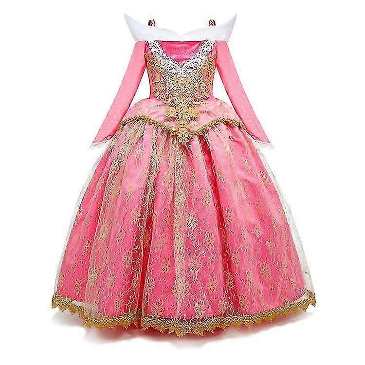 女の子オーロラプリンセスドレス眠れる森の美女ガウンオーロラドレスハロウィーンキッズドレスステージコスチュームパーティープリンセスコスチューム女の子用 - DSW