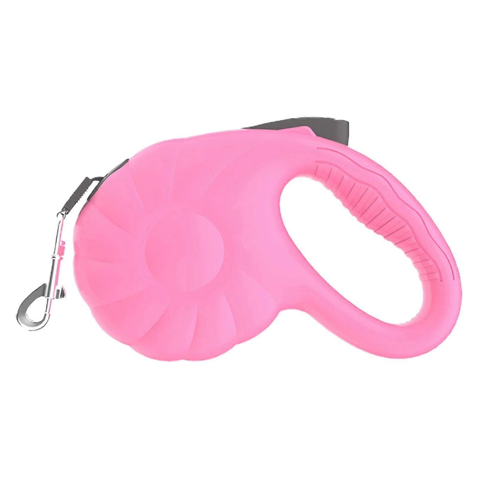 ZTGD Pet Leash Macaroon Multi-function Retractable Durable Noise-Free with Control Button 16ft Extendable Dog Leash