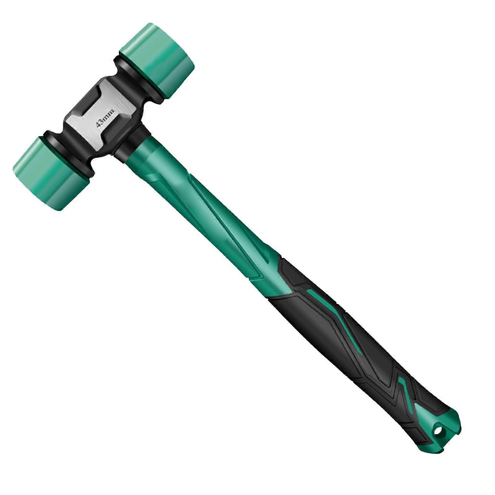 Rubber Mallet NonSlip Hammer For Dorm Bed 43mm Head HeavyDuty DoubleSided Soft Mallet Portable