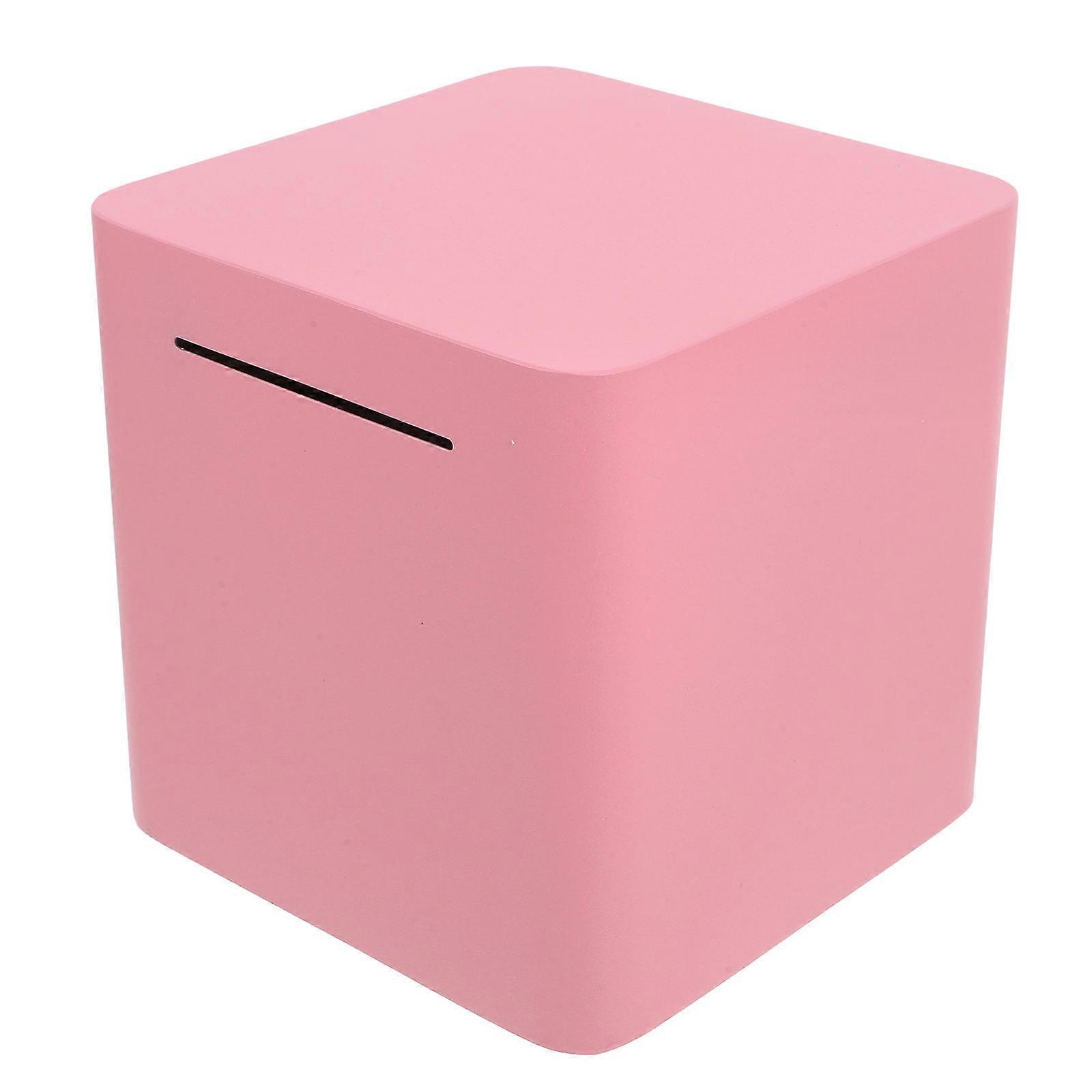 Iron Safe Box for Money Saving with 2Pcs Pink Compact Piggy Banks