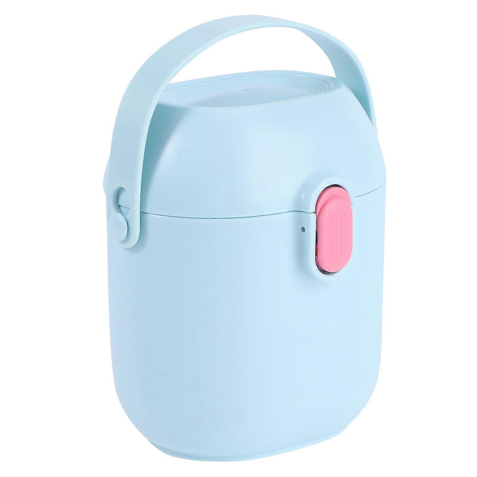 Feeding Container Case for Storage 1Pcs Blue Portable