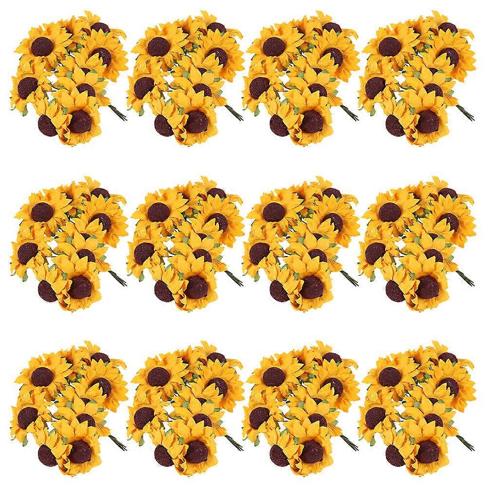 Sunflower Decorative 600 Pcs Ideal For Home Office Parties Gift Boxes With Lifelike Design By Artificial Craft