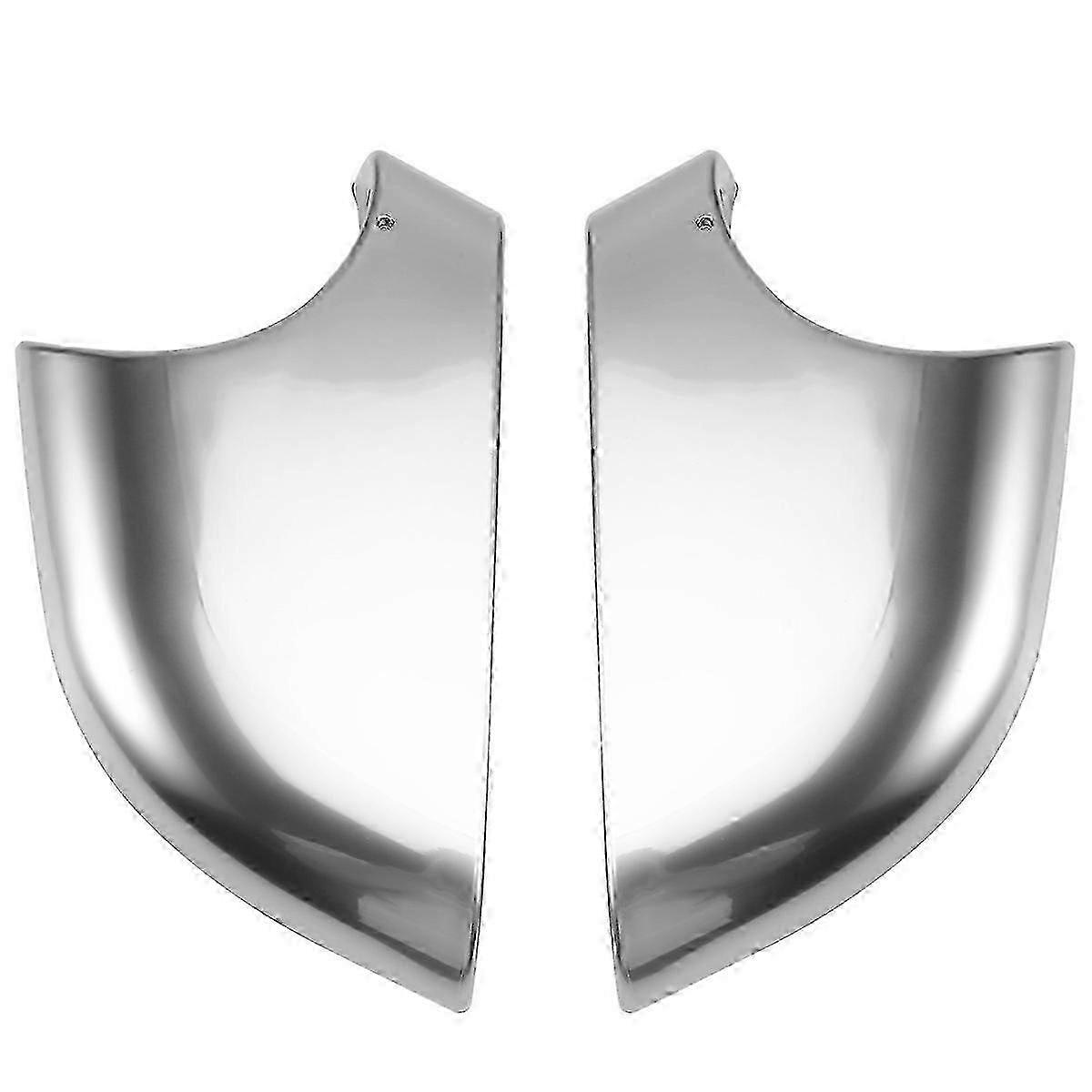 1Pair Car Side Door Wing Rearview Mirrors Lower Cover Holder for Tesla Model 3 2017 -2022 Chrome 228 2025