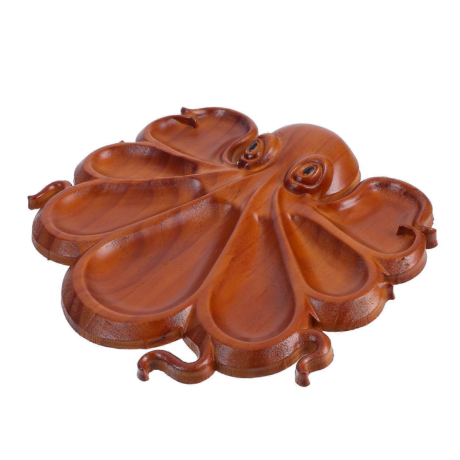 Wooden for Serving 2Pcs Decorative Fruit and Snack Display