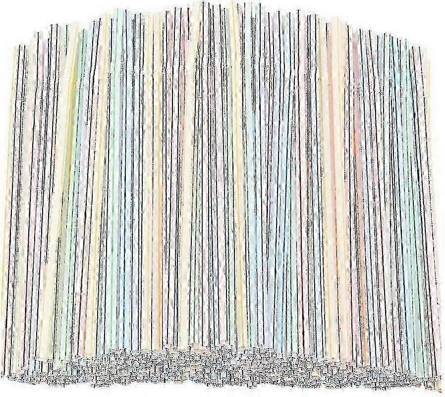600pcs Flexible Plastic Drinking Straws - Disposable Plastic Straws