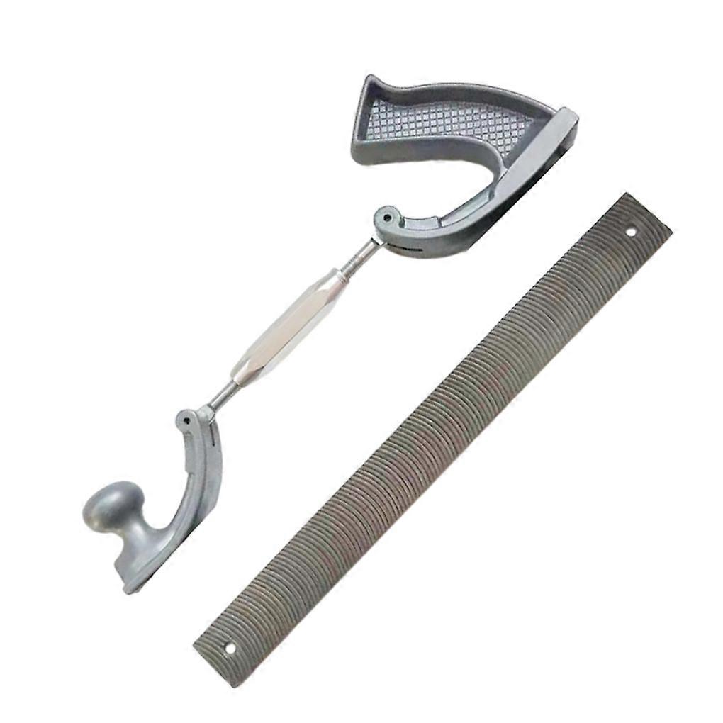 Silver High Precision Metal File Set For Tinker Leveling - Durable And Efficient Tools Double holes