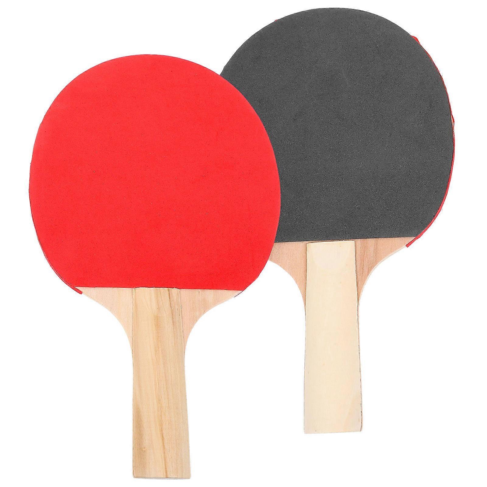 Wood Table Tennis Paddles for Playing Use 4Pairs Comfortable Handle