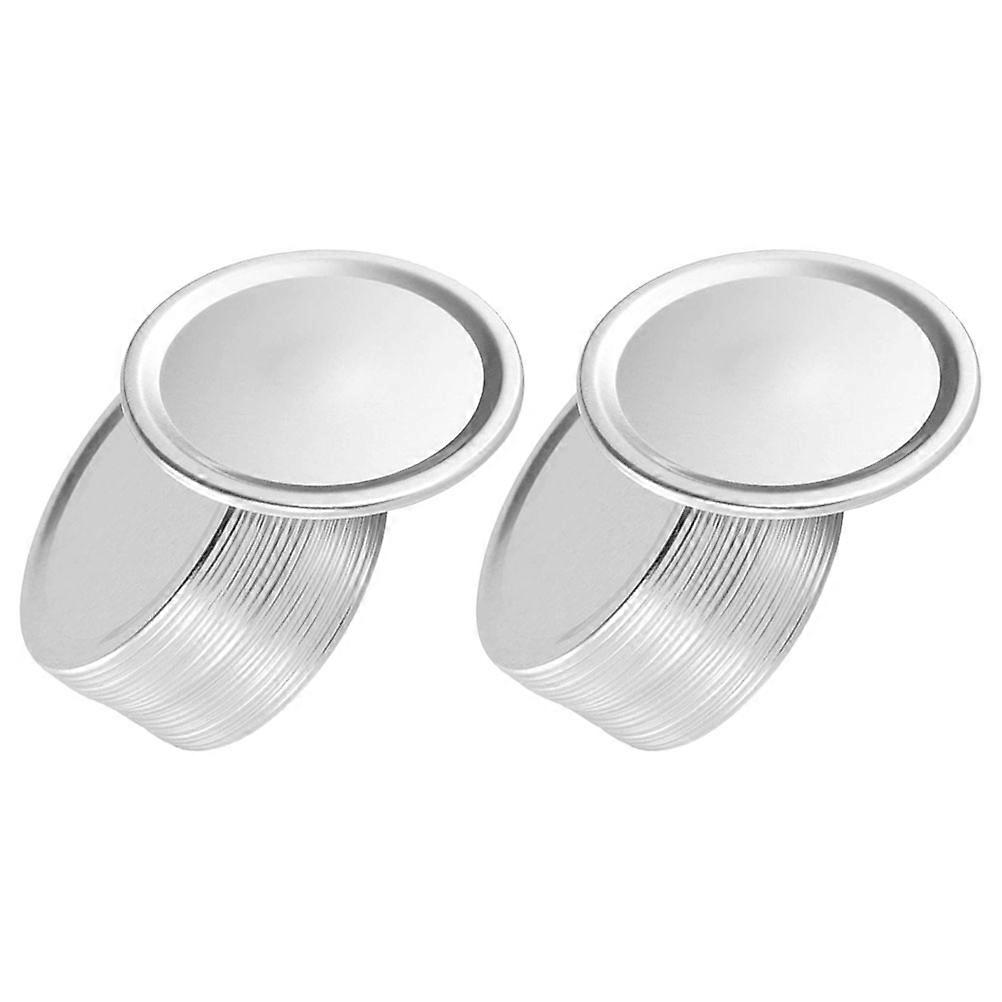 Convenient Jar Covers 60 Pcs Leak-Proof Metal Canning Lids Designed For Canning Containers And Home Storage