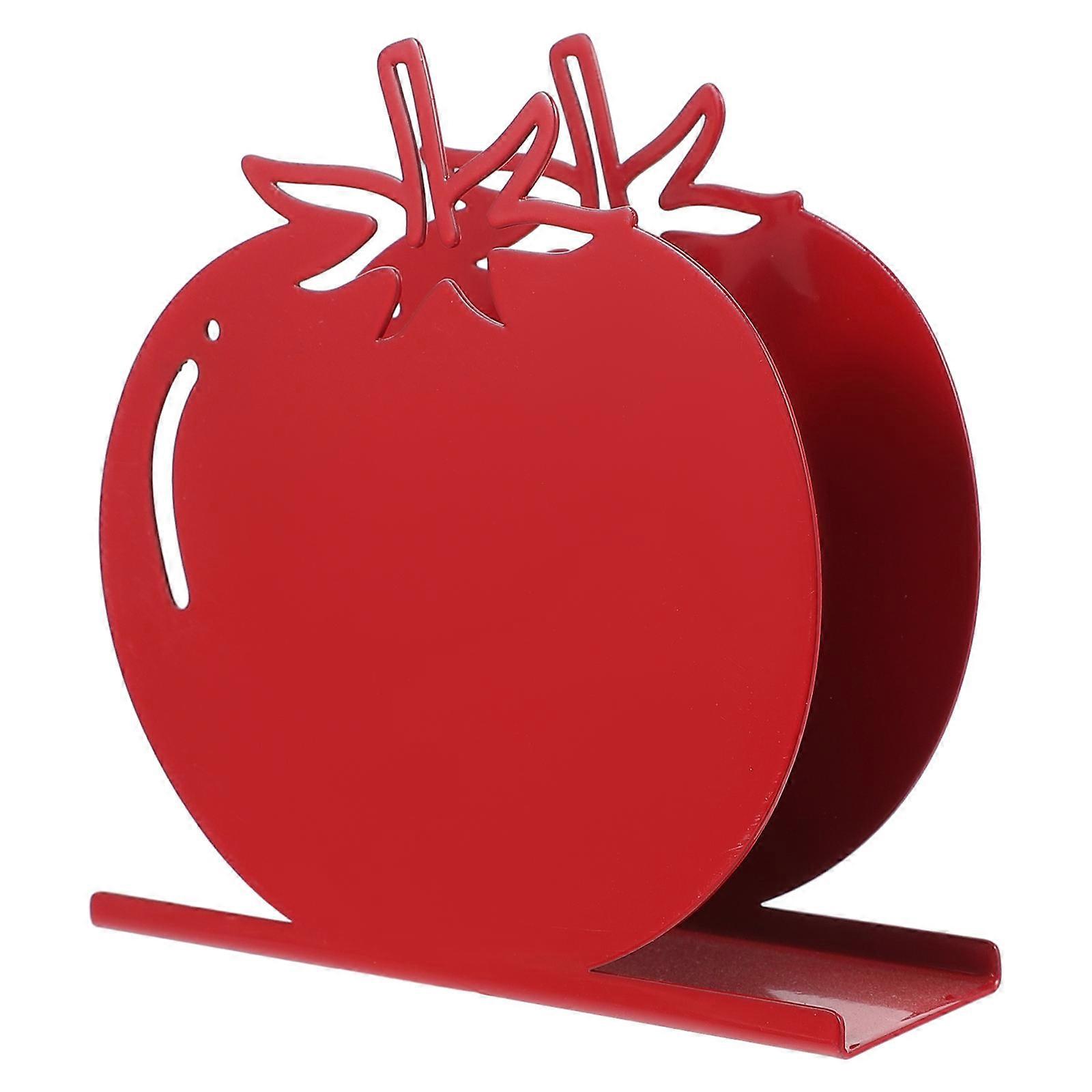 Red Napkin Holder Practical Napkin Rack 5Pcs for Home Storage