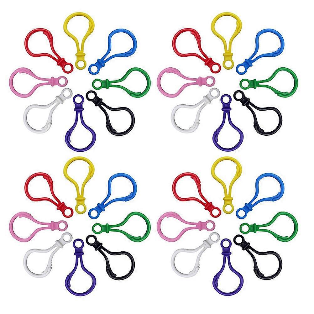 Plastic Key Chain Clips for Crafts with Lobster Clasp 500Pcs