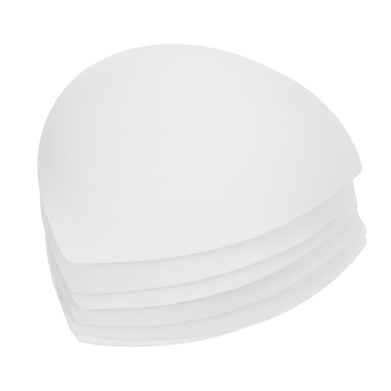 Breathable Bra Inserts Pads for Bra Use 9Pairs White Removable Sponge