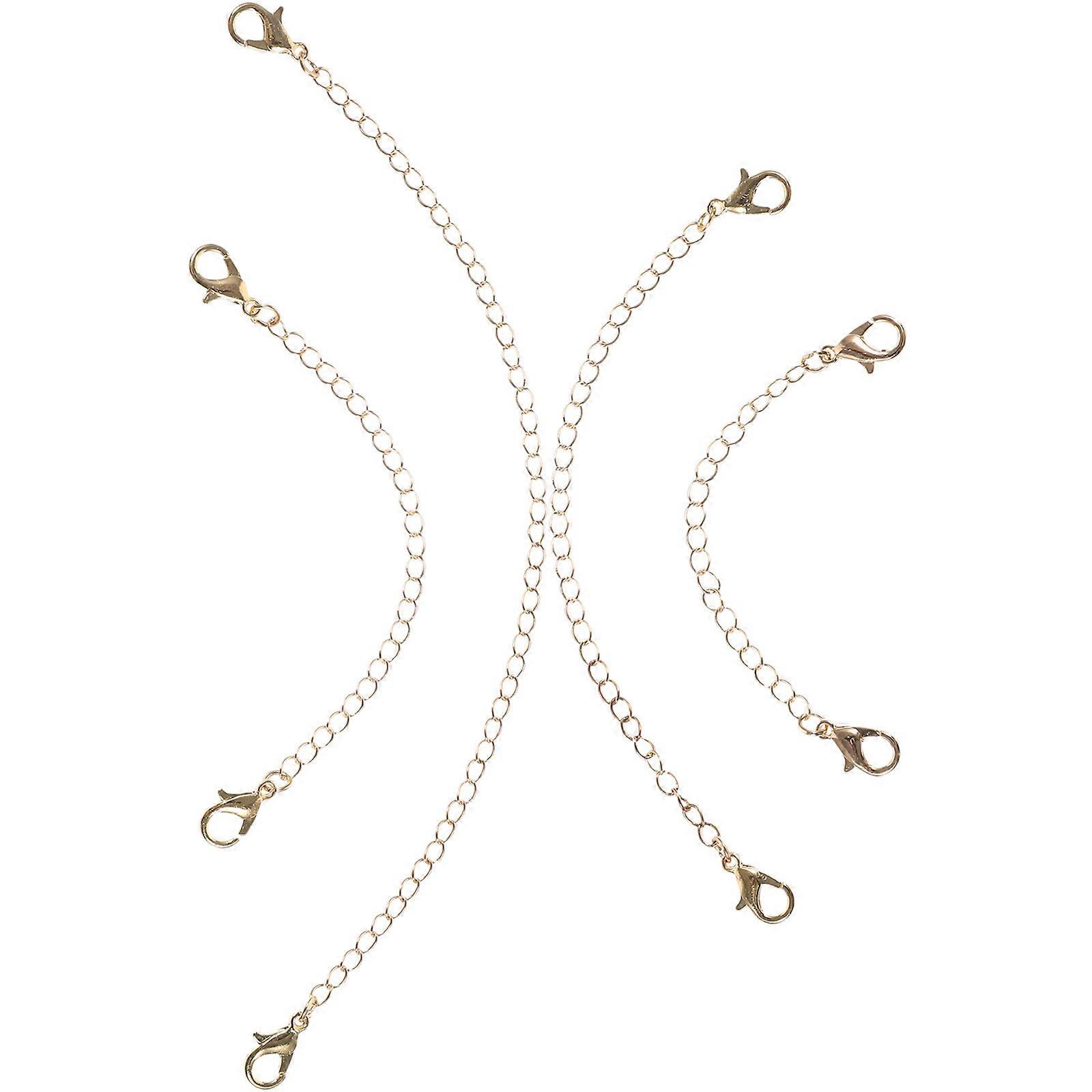 DIY Extender Chains Copper for Necklace and Bracelet Making 12Pcs