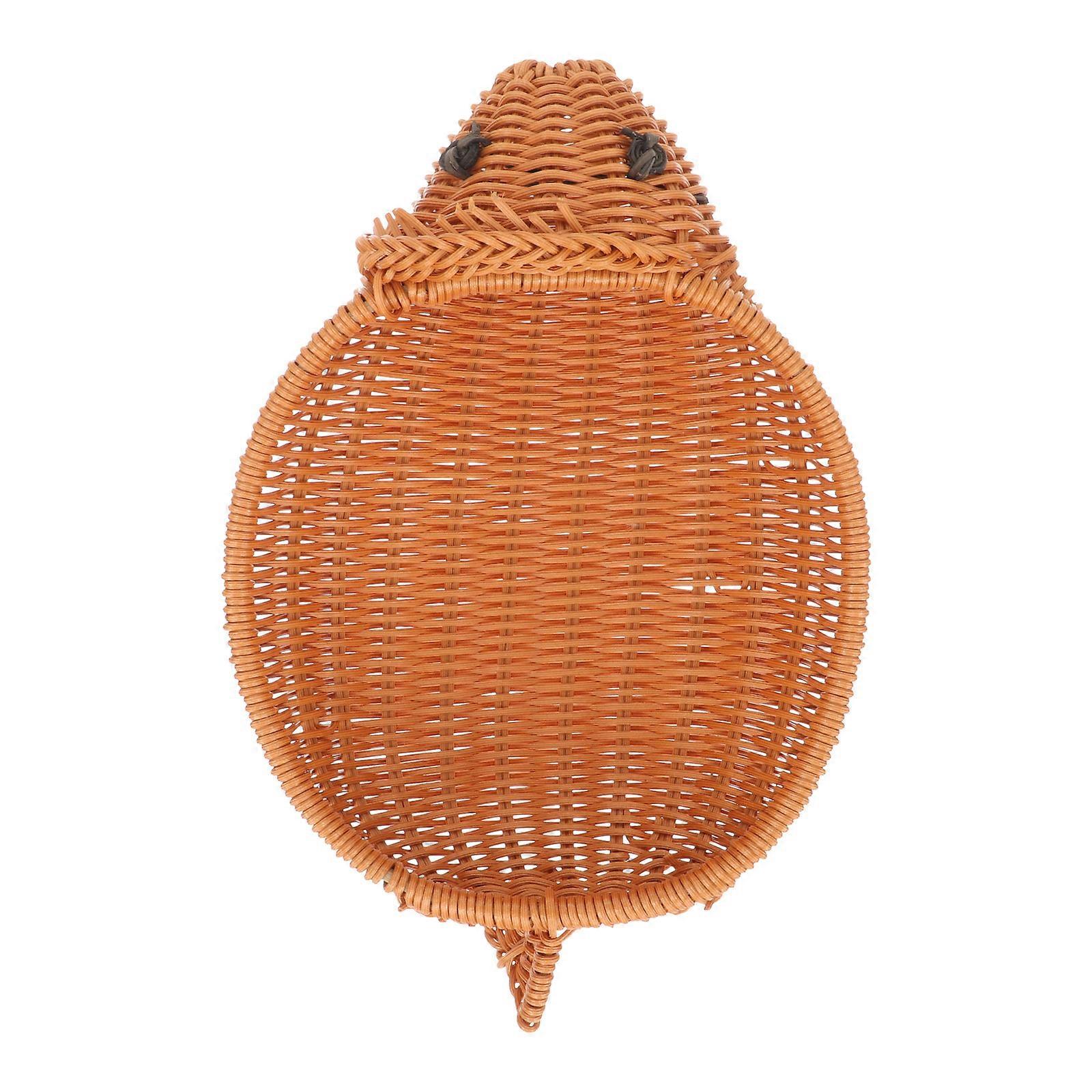Fish Design Woven Basket for Storage Use 2Pcs Multi-Function Basket
