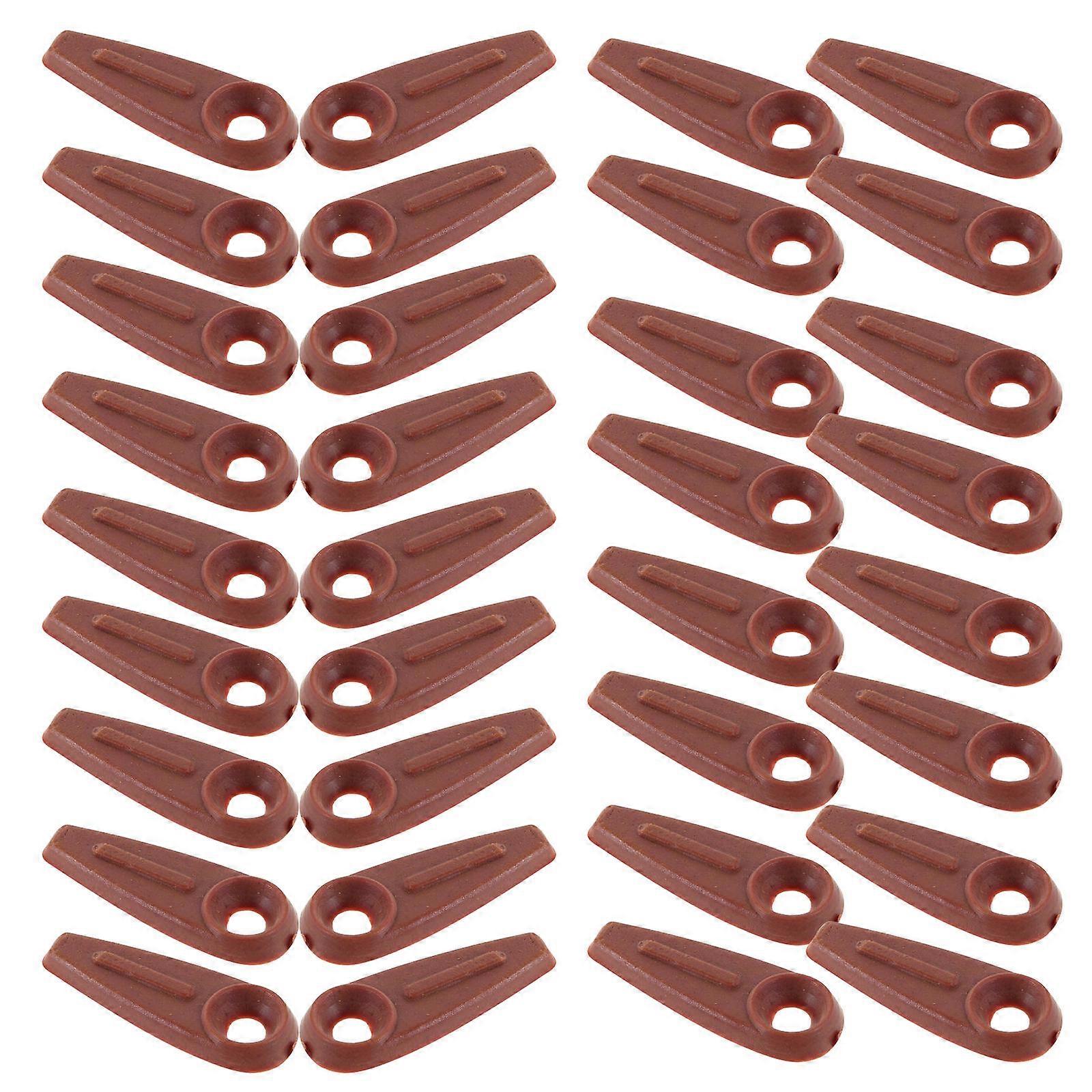 Brown Picture Frame Backing Clips Plastic Buckle for Photo Frames 800Pcs