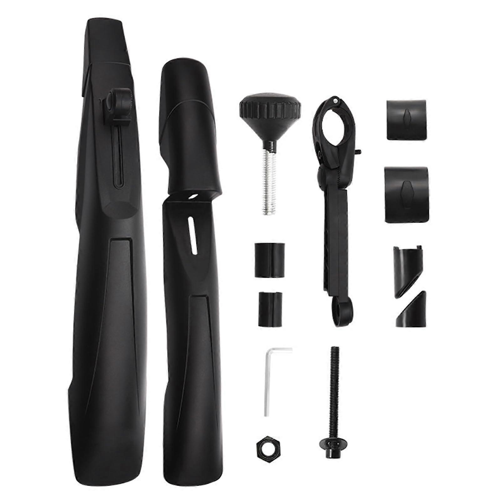 Mud Guard For Bicycles Front And Rear Adjustable Mudguards Universal Fit For Folding And Hybrid Bikes