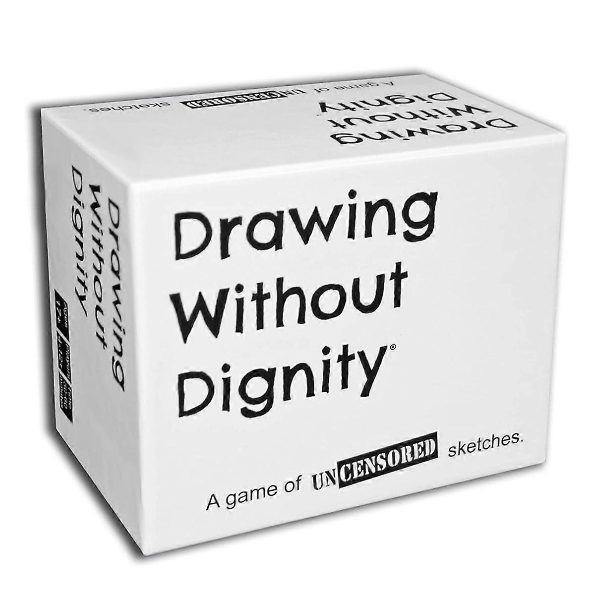 Partyspiele für Erwachsene, Version des klassischen Zeichenspiels, Partyspielkarte