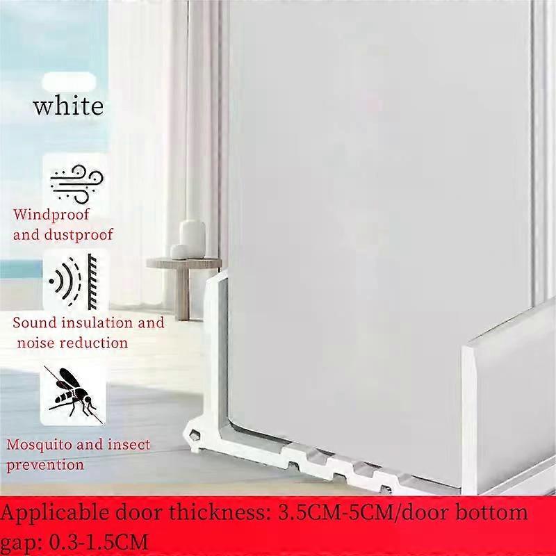 Thicker Door Bottom Sealing Strip Soundproof Dustproof Weather Strip Under Door Draft Stopper Anti-Cold Gap Blocker Seal Strip