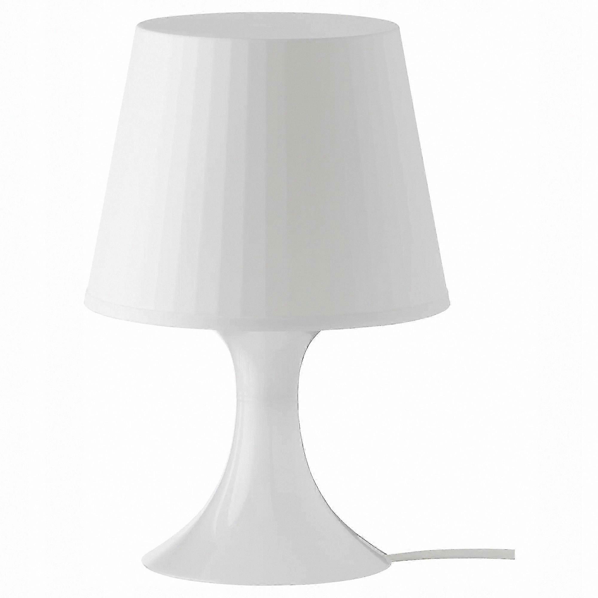 White Table Lamp 40W Modern Design