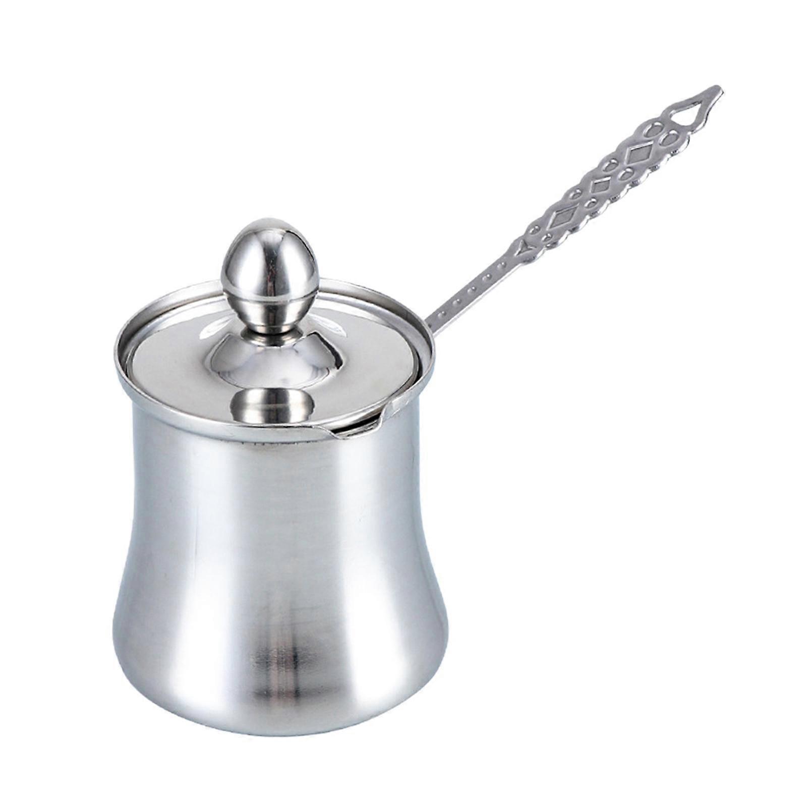 Coffee Pot Warming Sauce Comfortable Grip Butter Arabic for Kitchen Bar Cafe