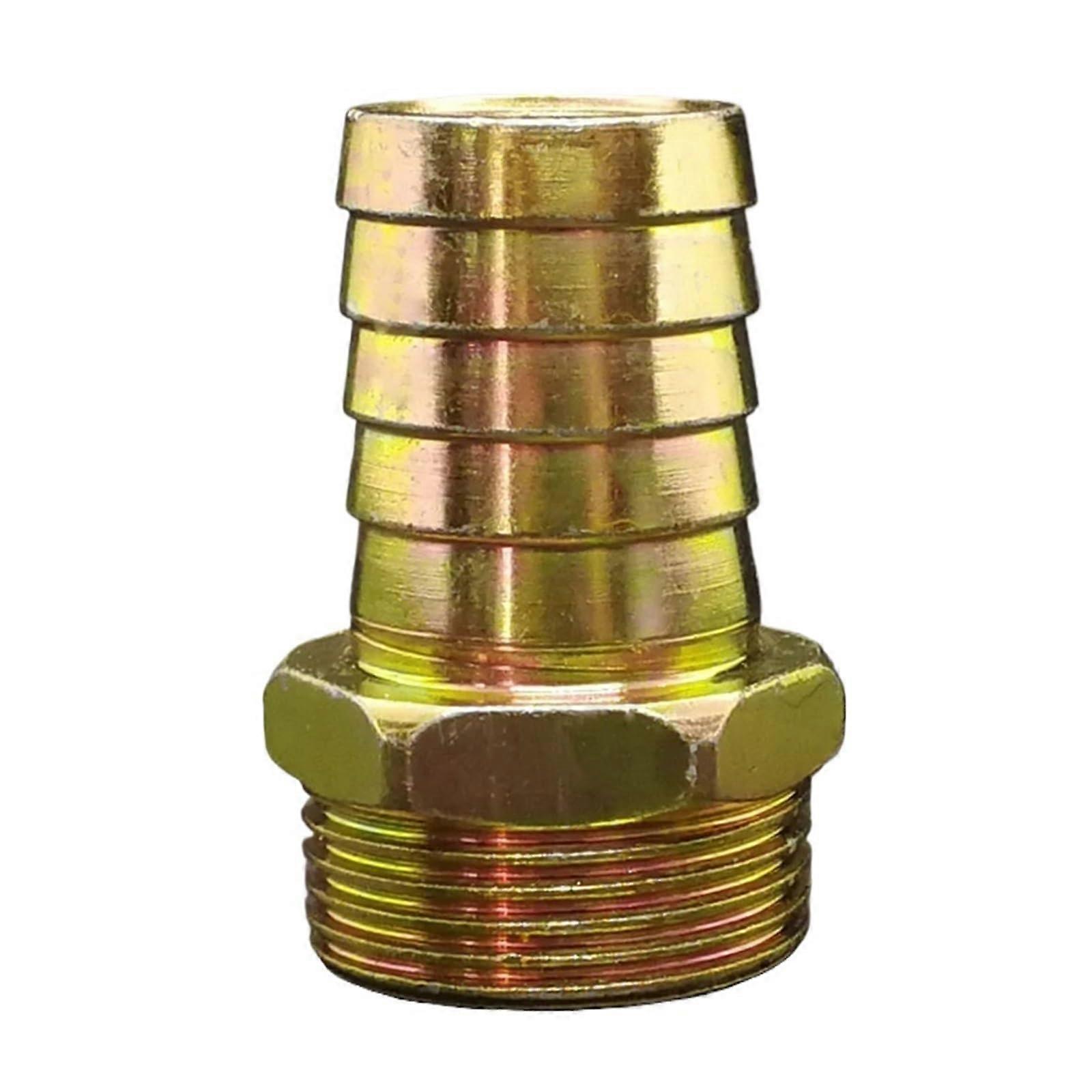 Iron Pipe Fitting 10mm Color Plated Hose Tail 1/4 BSP Male Connector Joint Coupler