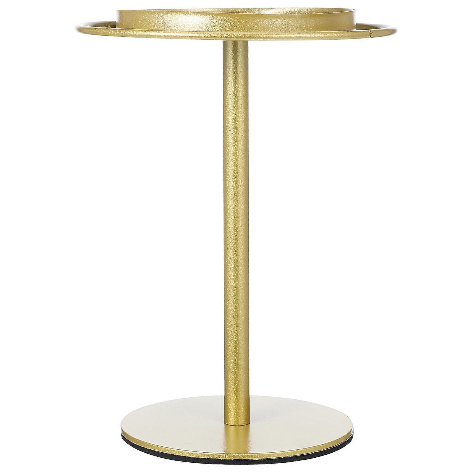 Sunglass Organizer Stand: 2Pcs Eyeglass Holder Rack For Home And Office With Storage Tray In Golden Color Designed For Eyewear Enthusiasts