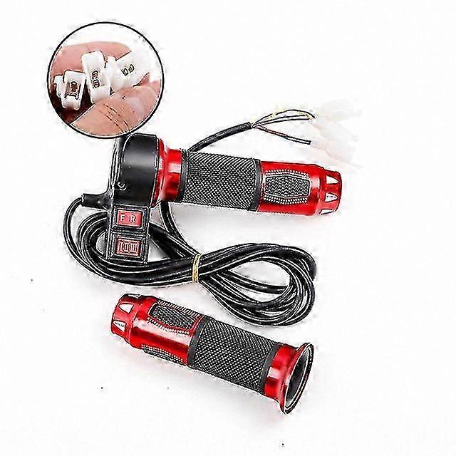 Universal Three Gear Handlebar Horn Switch for Electric Scooters 12v-72v Throttle Rotation Handle Accessory
