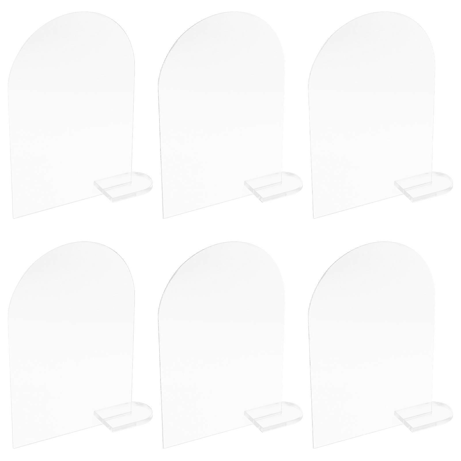 Wedding Acrylic Place Cards with 60Sets Blank Table Signs for Reception