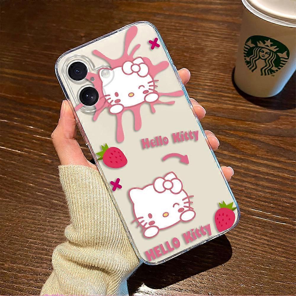 Cartoon Baby Hello K-Kitty Phone Case For Redmi K40 13C 13 12 12C 10 10C 10X 10A 9 9C 9T 9A 8 7 A1 A2 A3 A5 Pro Clear Case Shell