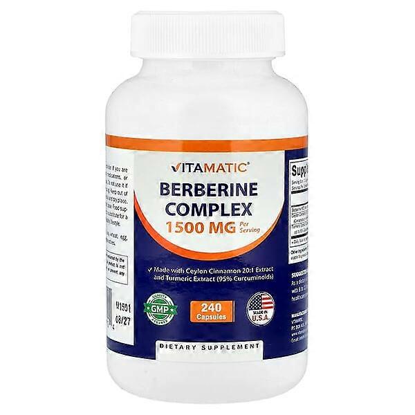 Vitamatic, Berberine Complex, 240 Capsules