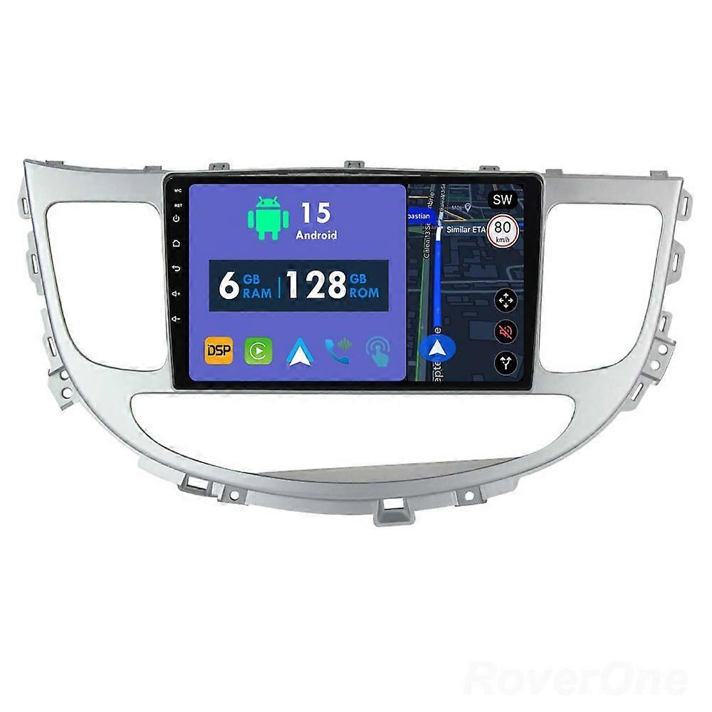 Car Radio 6G+128G CarPlay GPS Navigation Head Unit for Hyundai Rohens Genesis Coupe 2008 - 2013 Android Auto Bluetooth Stereo Touch Screen