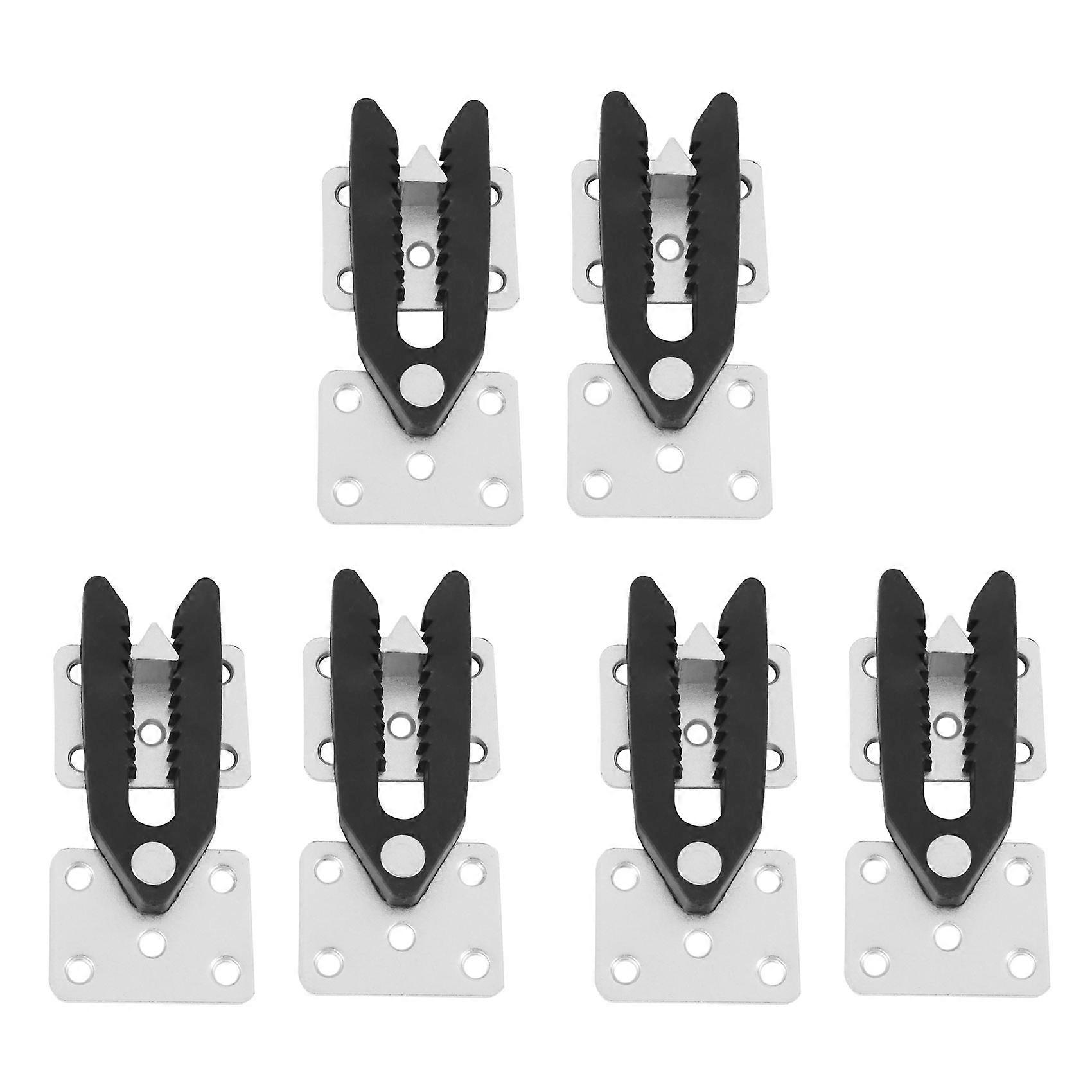 6 Pcs Sofa Couch Sectional Furniture Connector Joint Snap Alligator Style