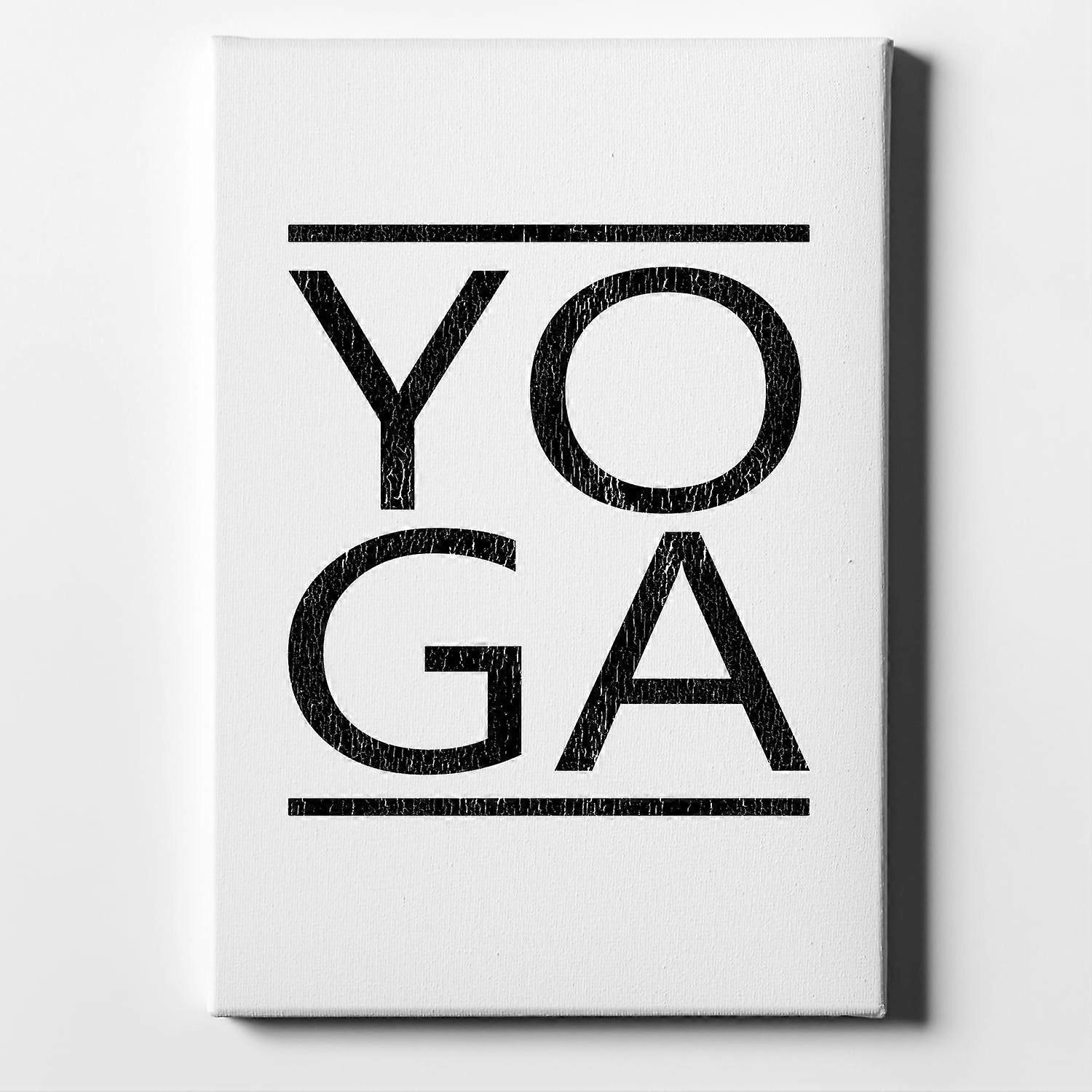 Yoga Palabra Negra Art-ouyab813