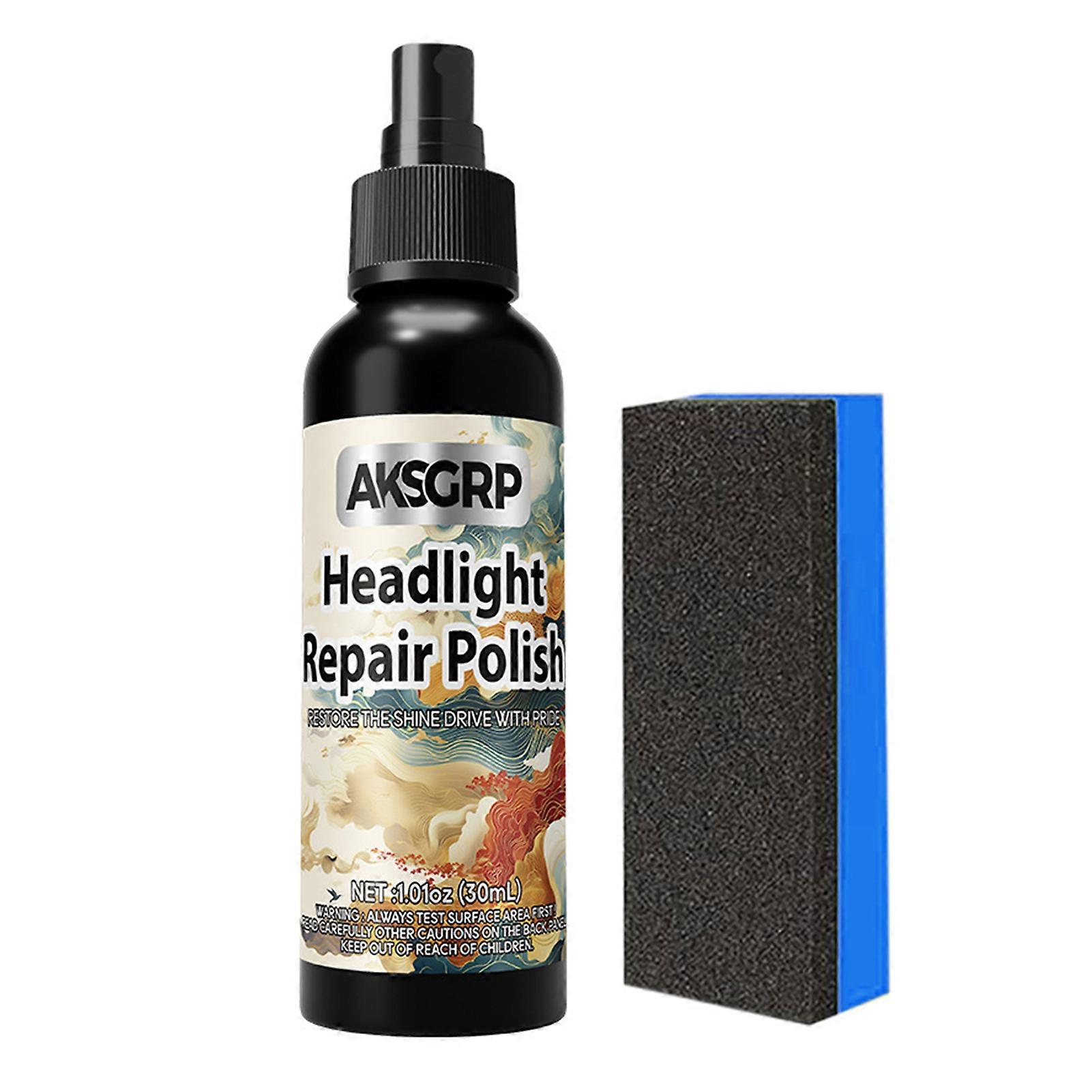 Headlight Scratch Remover Enhances Night Brightness Quick Application for Car Taillight