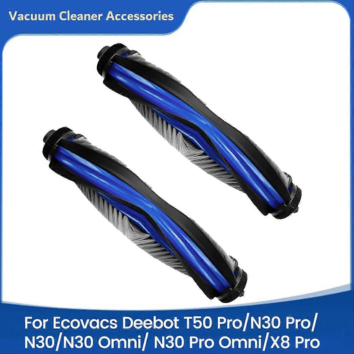 2PCS Roller Brush Replacement for Ecovacs Deebot Vacuum Cleaner Parts