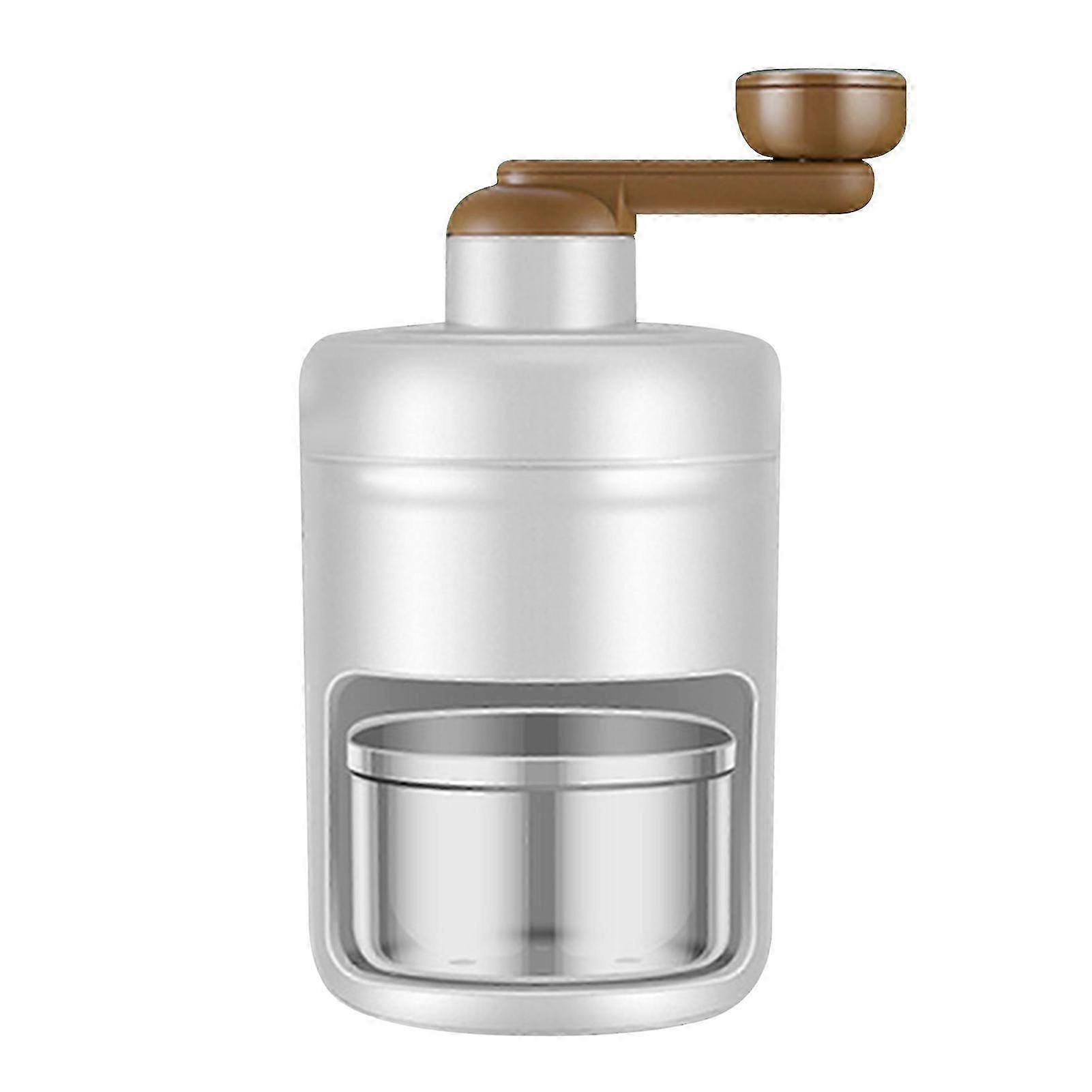 hand crank ice shaver snow cone machine portable manual ice crusher slushie maker for home and stall use