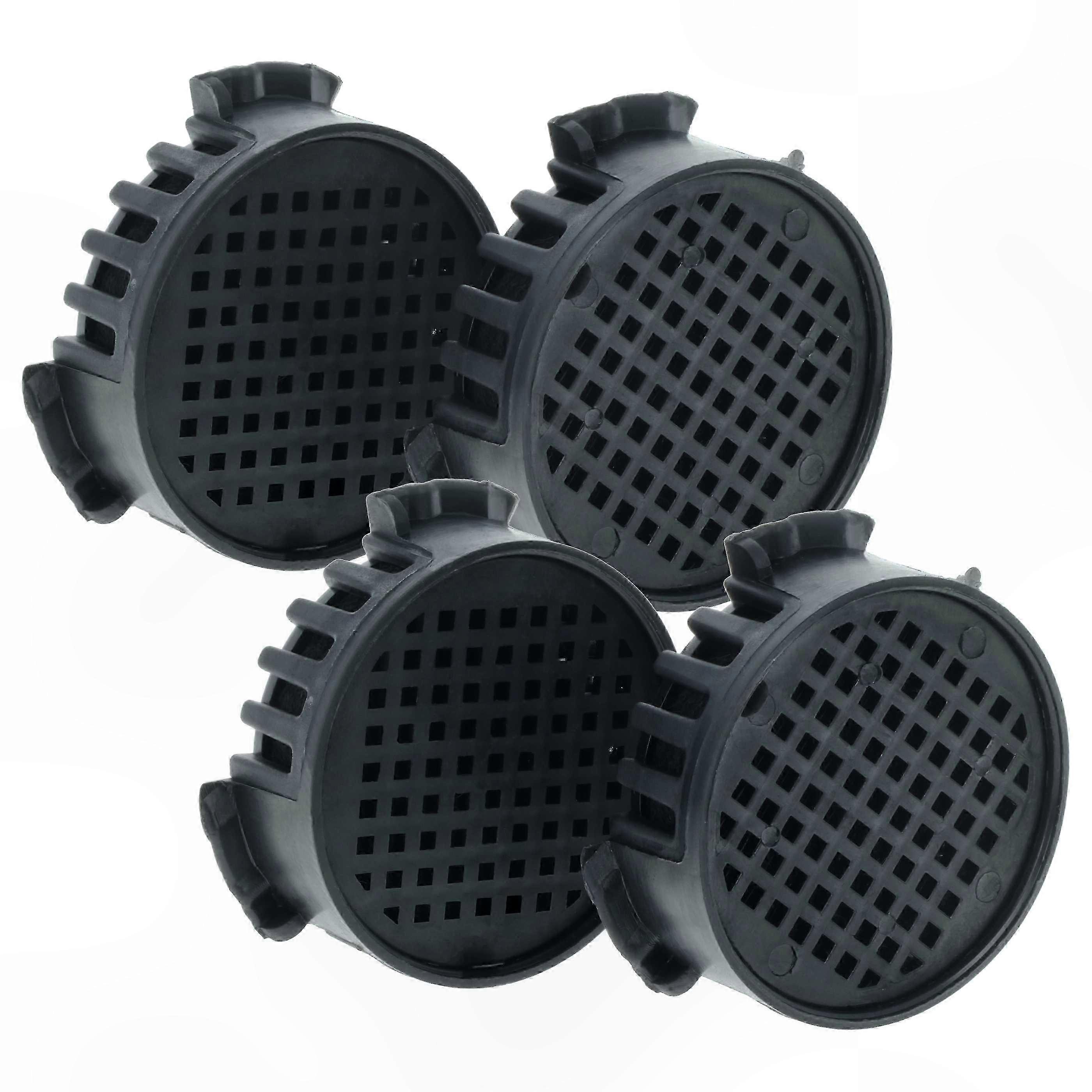 Replacement Carbon Filters for Refrigerators, 4-Pack Universal-Compatible Active Charcoal Filters